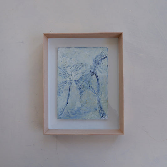 Blue Palms (Framed)