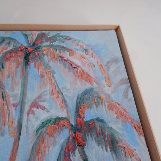 Blushing Palms (framed)