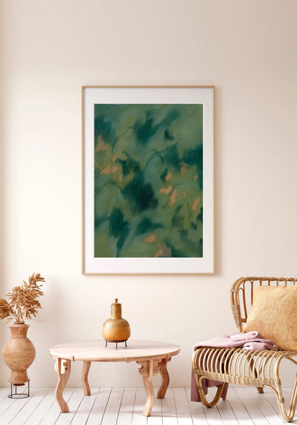 dappled forest (framed)