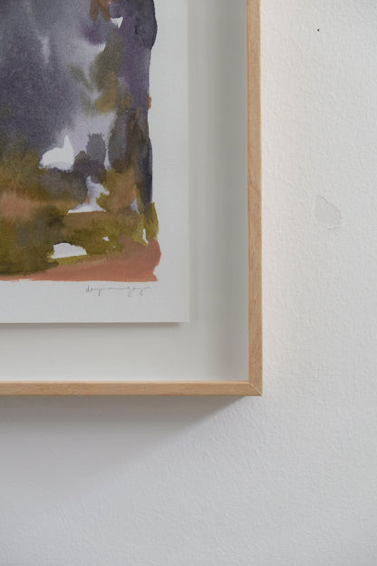 Dusk Mountain (ii) (Framed)