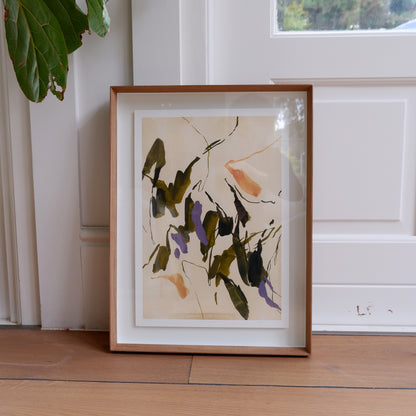 dusk garden (ii) (framed)