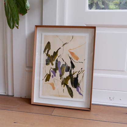 dusk garden (ii) (framed)