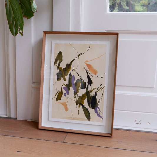 dusk garden (ii) (framed)