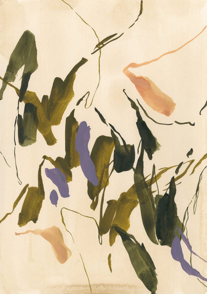 dusk garden (ii) (framed)