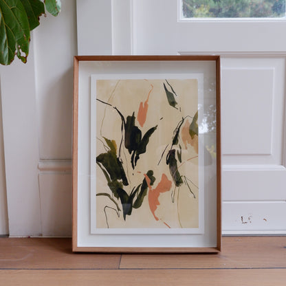 dusk garden (iii) (framed)