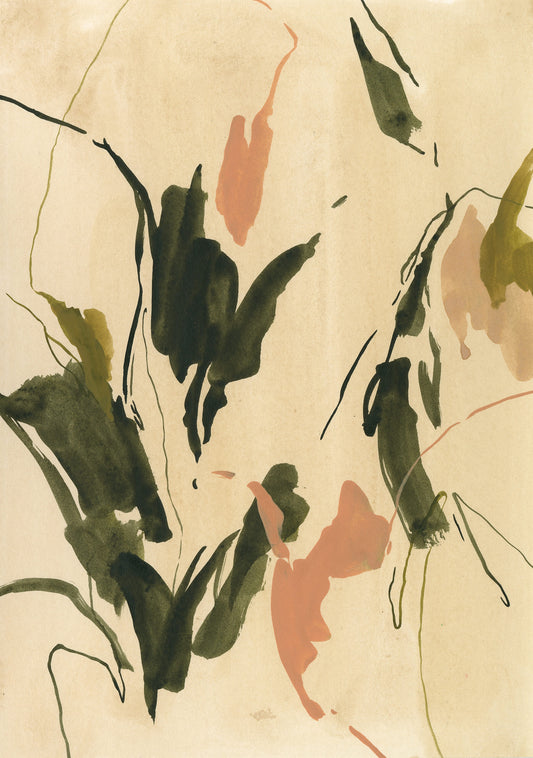 dusk garden (iii) (framed)