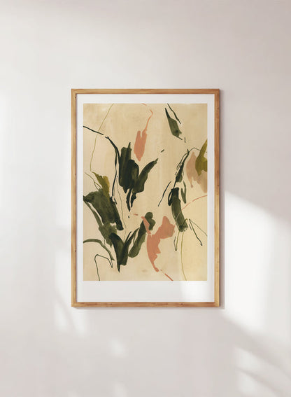 dusk garden (iii) (framed)