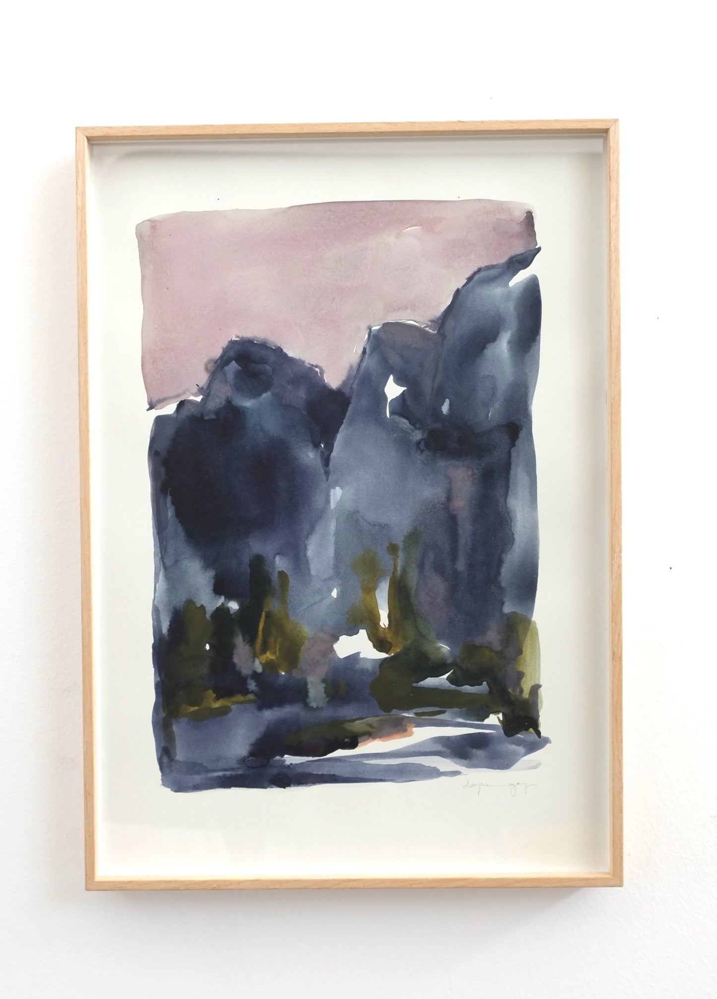 Dusk Mountain (i) (Framed)