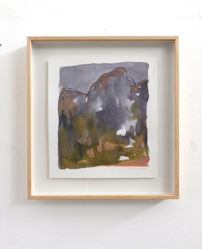 Dusk Mountain (ii) (Framed)