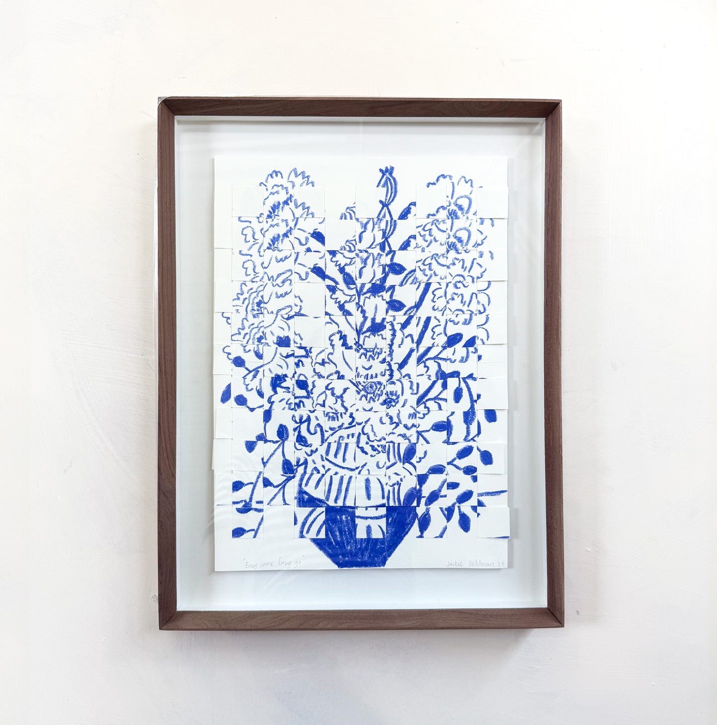 Easy come easy go: Collage (framed)