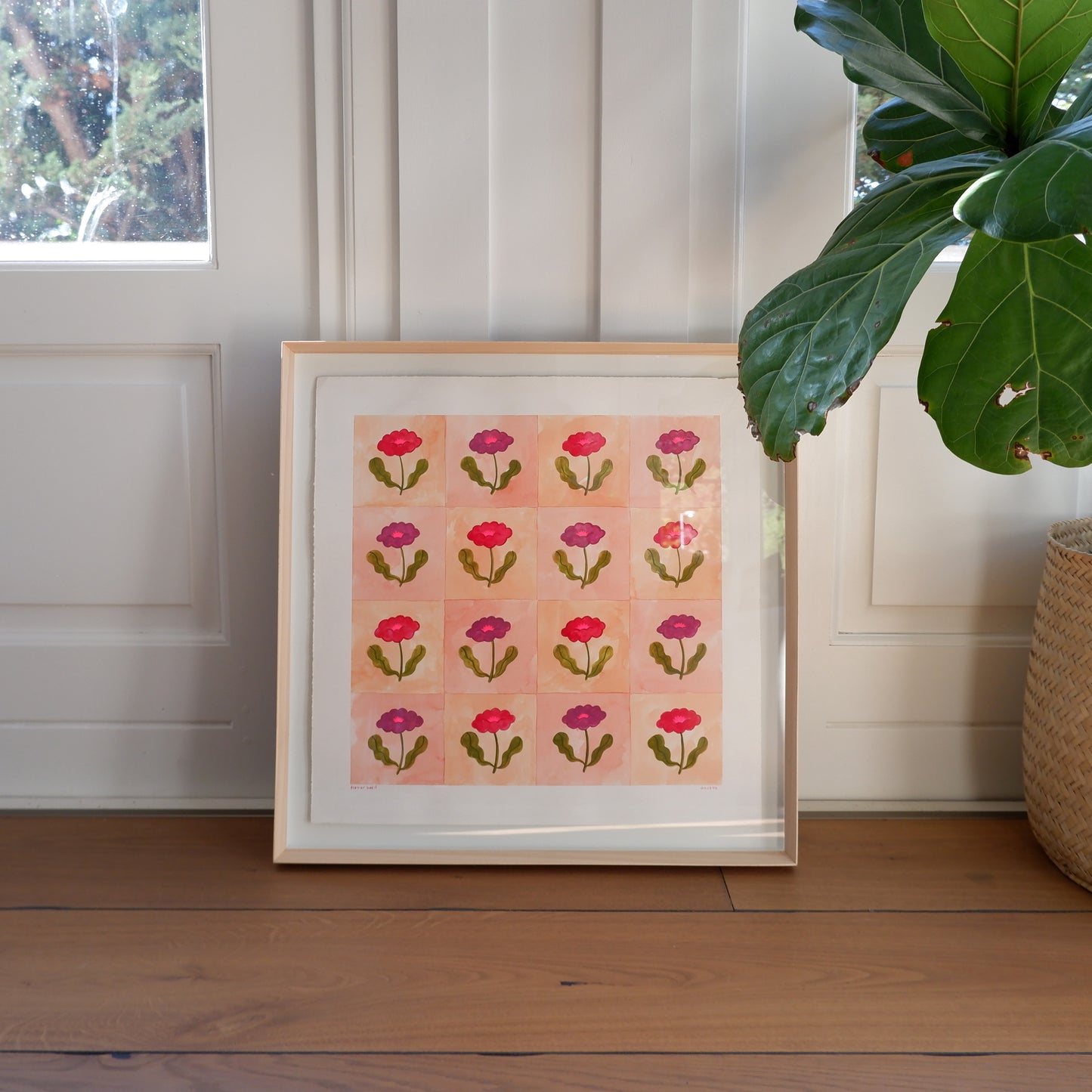 Flower bed ii (framed)