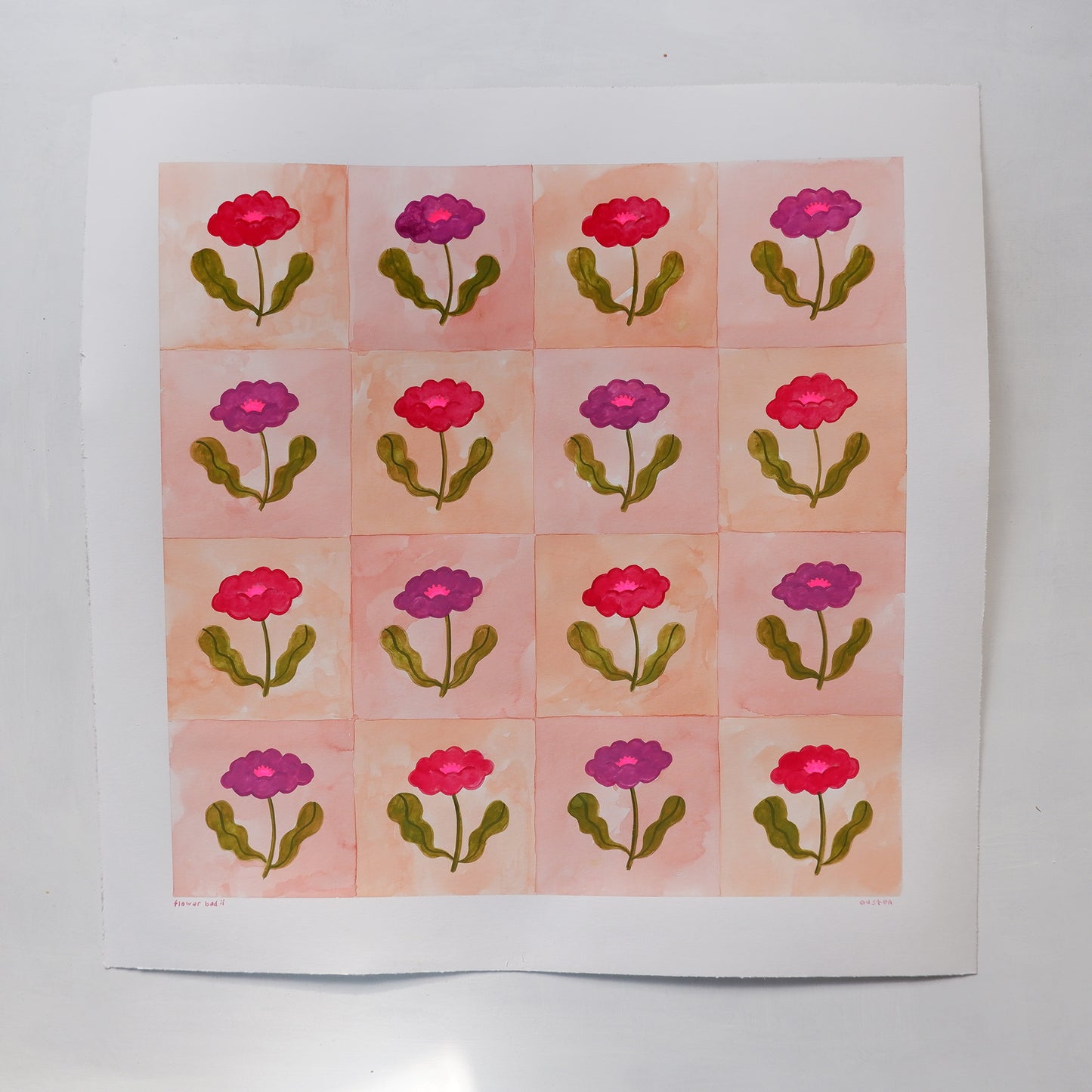 Flower bed ii (framed)