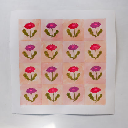 Flower bed ii (framed)