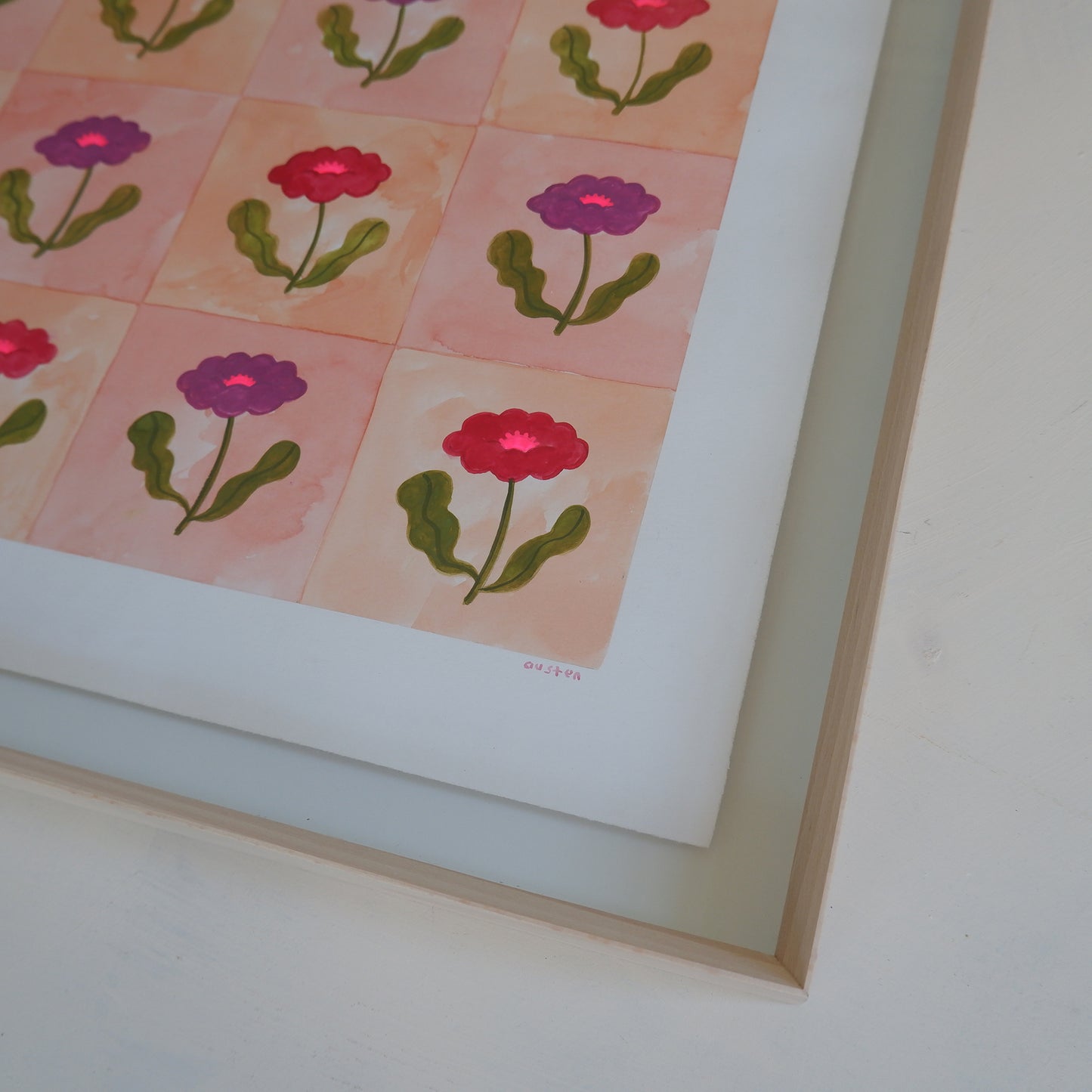 Flower bed ii (framed)