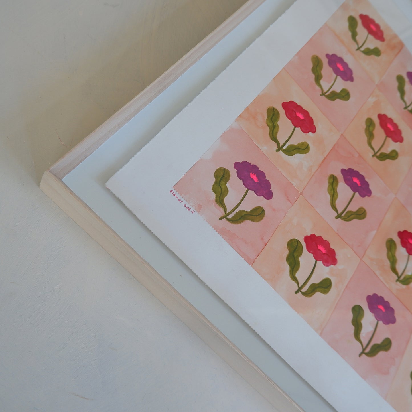 Flower bed ii (framed)