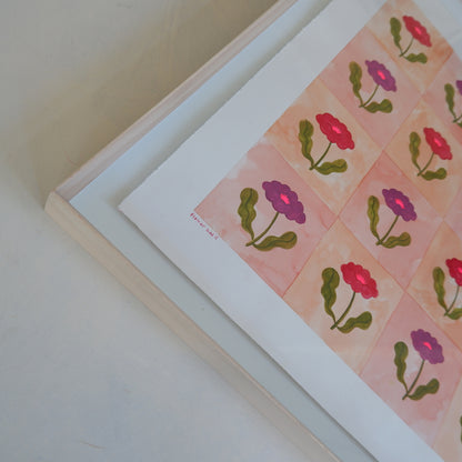 Flower bed ii (framed)