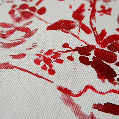 The embroidered handbag (Framed)