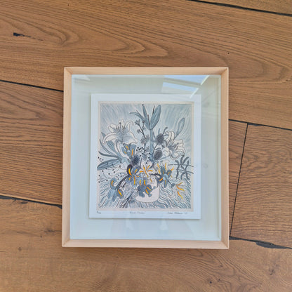 Alison's flowers : Fine art print (framed)