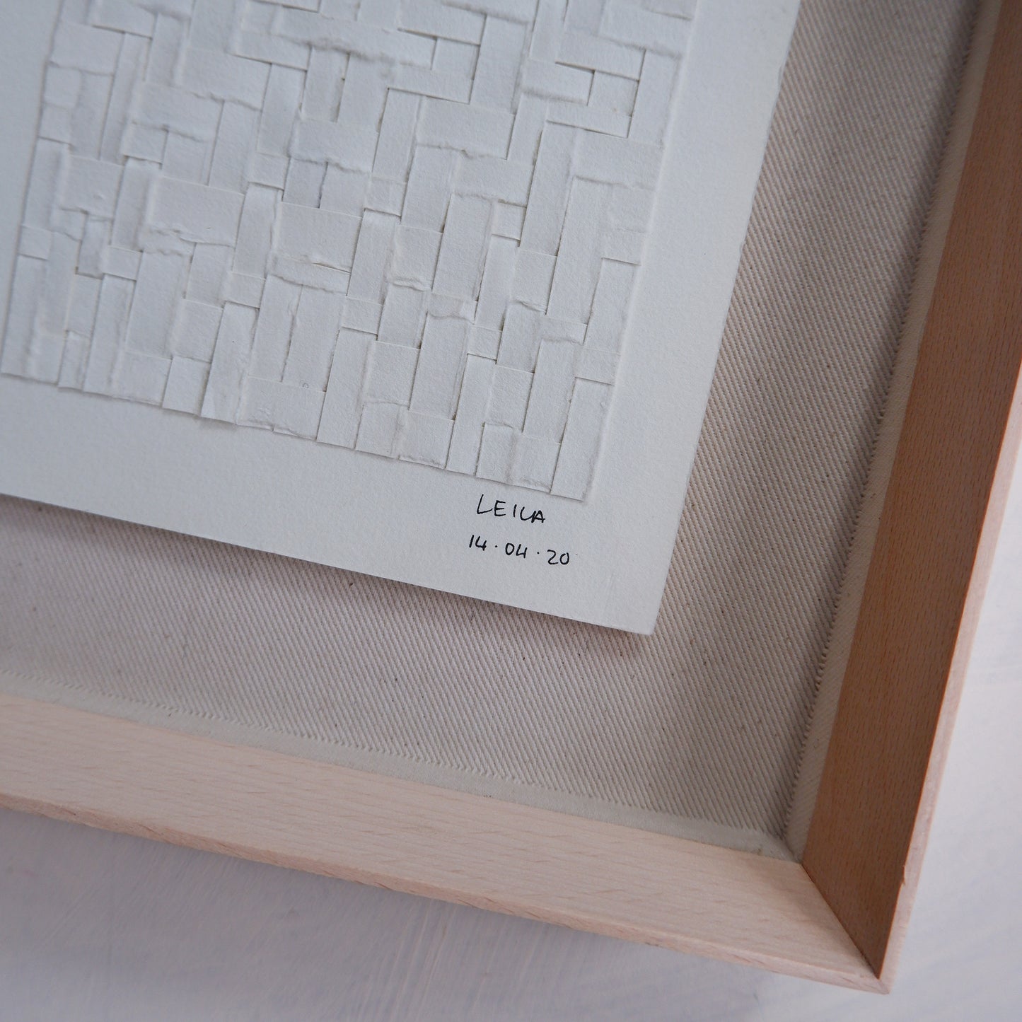 Deckle in Twill (framed)