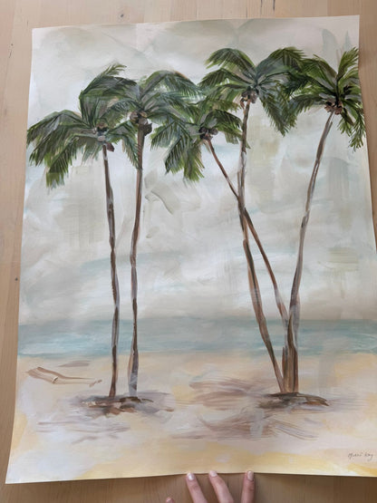 Where the palms meet (Framed)