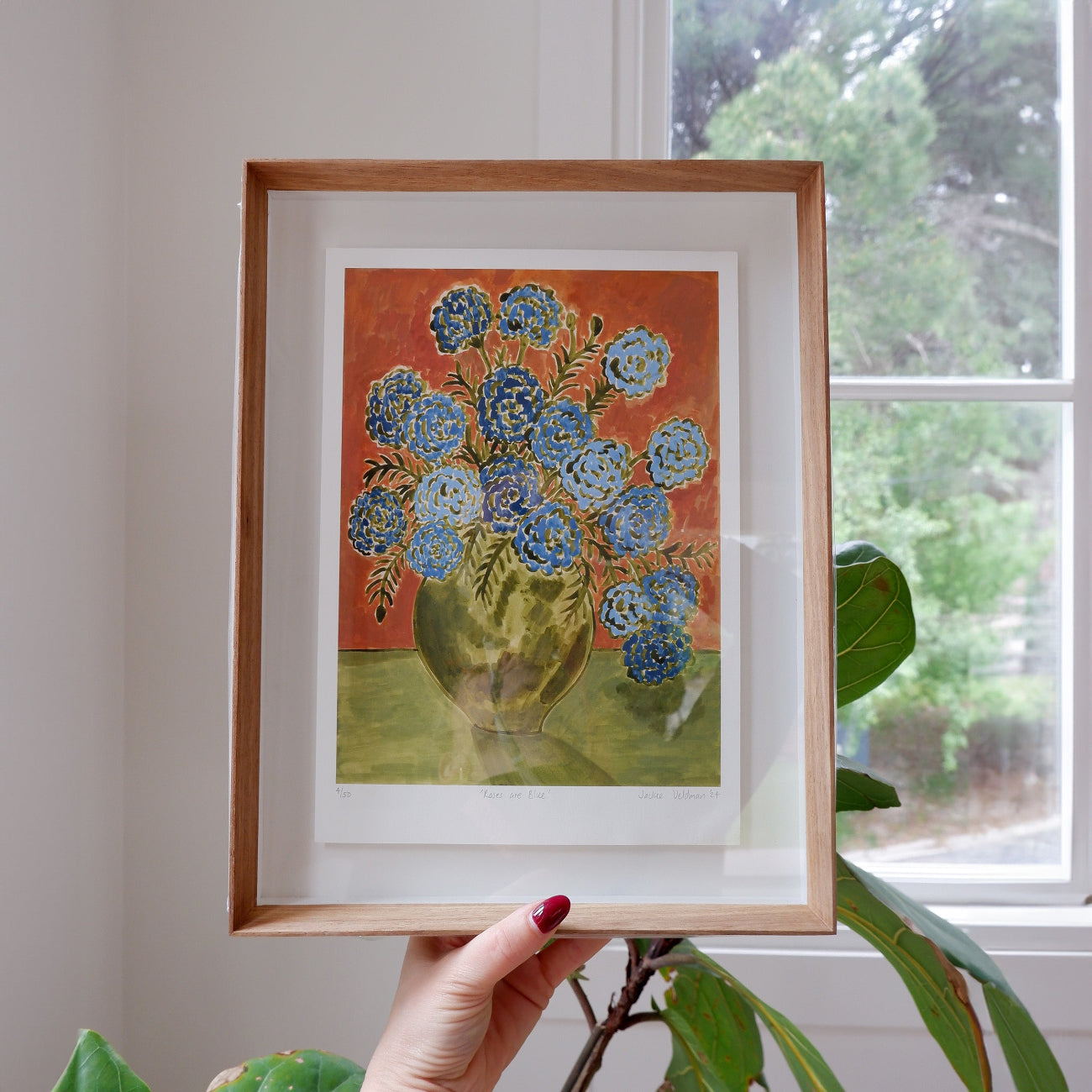 Roses are Blue - Fine Art Print (Framed)