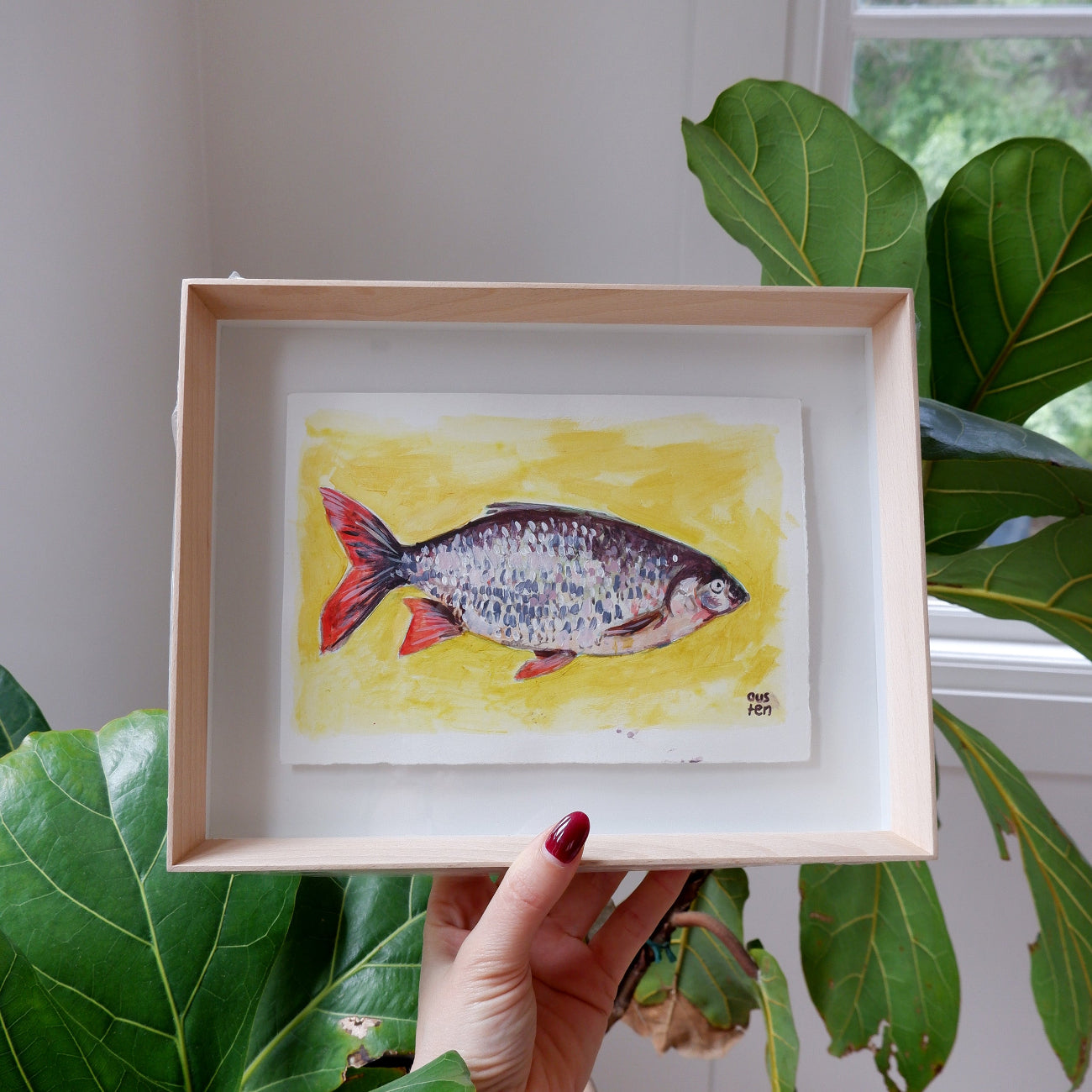 Study of a fish (Framed)