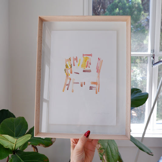 Summer Chairs (Framed)