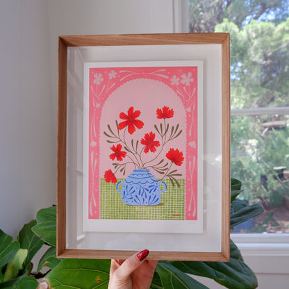 Window Dressing: A4 Fine art print (framed)