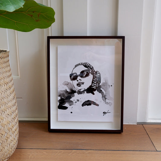 Winter sun (Framed)